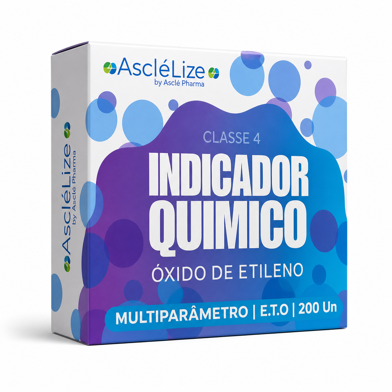 Indicador Químico Multiparâmetro Classe 4 · Óxido de Etileno